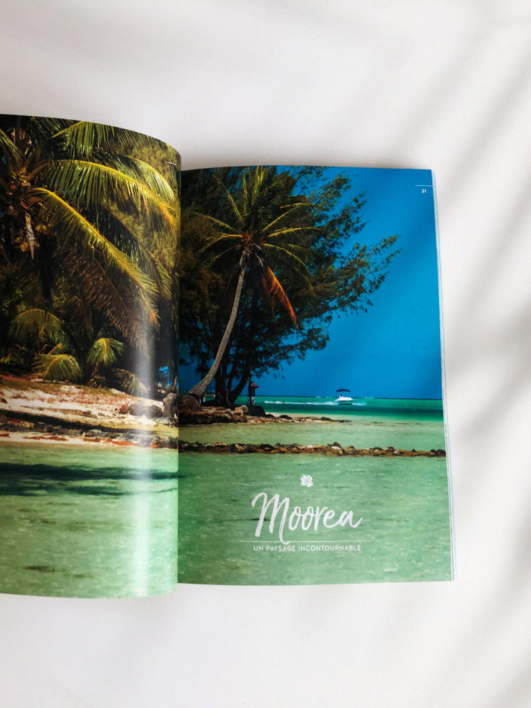 Création d'un livre de voyage à Tahiti